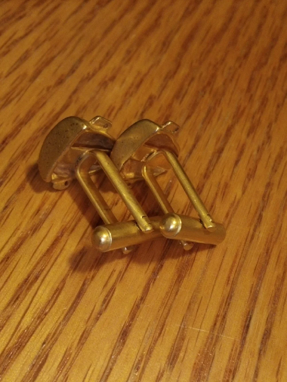 Gold African Head Cufflinks for Men - Classic Gold Tone